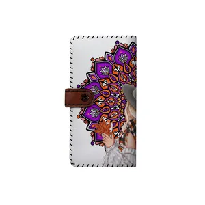 کیف پول چرمی ترمه طراحان ایده مدل ماندالای کلاسیک کد aah004