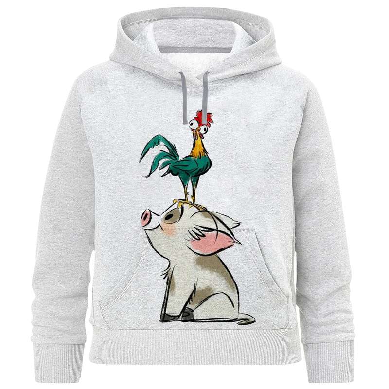هودی پسرانه مدل خروس و خوک A246