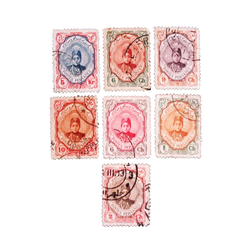 تمبر یادگاری مدل TARIKHI3 کد 865 مجموعه 7 عددی 