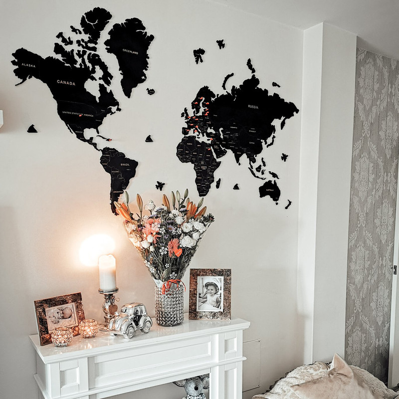 استیکر مدل نقشه جهان کد 0032