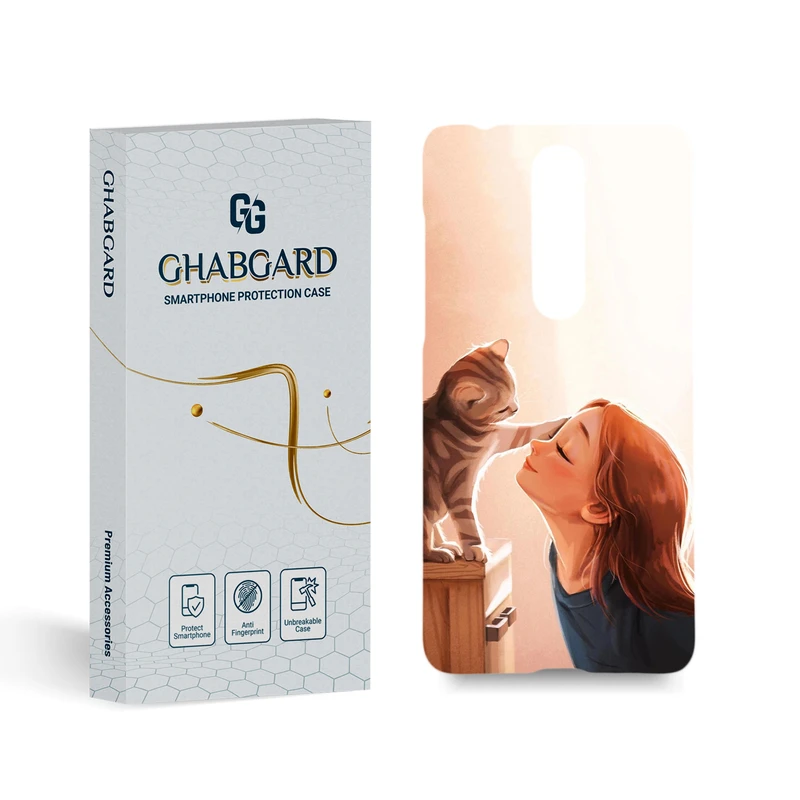 کاور گارد قاب مدل دخترانه مناسب برای گوشی موبایل نوکیا 3.1 plus