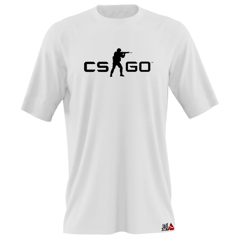 تیشرت آستین کوتاه مردانه الفامد مدل CSGO کد TMS033