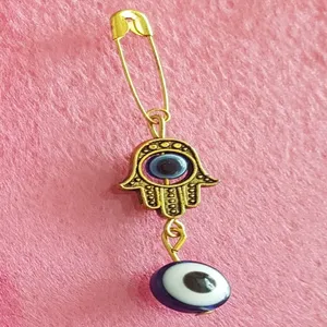 سنجاق سینه زنانه مدل چشم نظر کد PS1