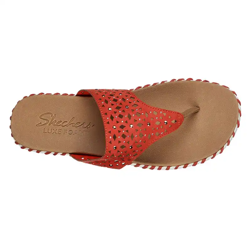 دمپایی لاانگشتی زنانه اسکچرز مدل SN41236-CRL