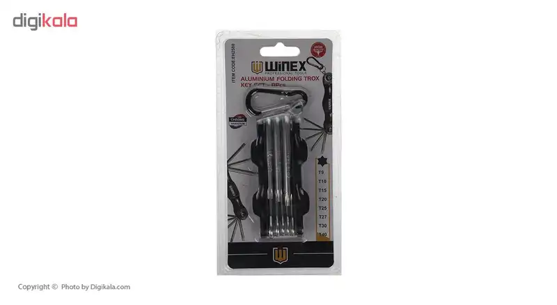 مجموعه 8 عددی آچار آلن ستاره ای وینکس مدل EH2580