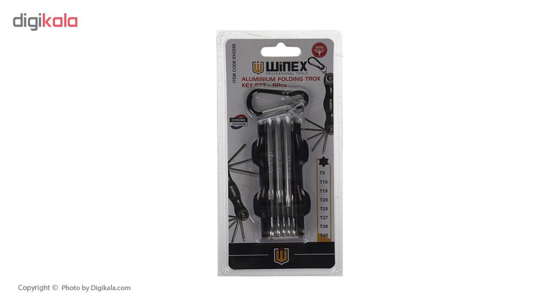 مجموعه 8 عددی آچار آلن ستاره ای وینکس مدل EH2580