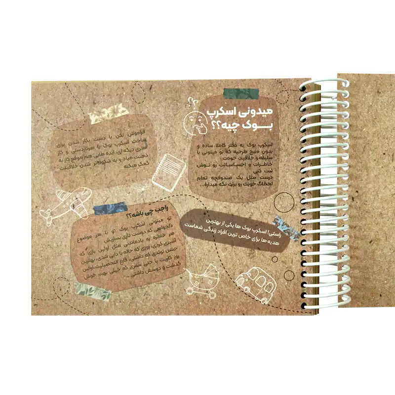 دفتر خاطرات گرین پوینت طرح اسکرپ بوک مدل خاطرات خوب من کد GP5006