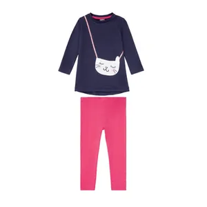 ست تونیک و لگینگ دخترانه لوپیلو مدل 9961352