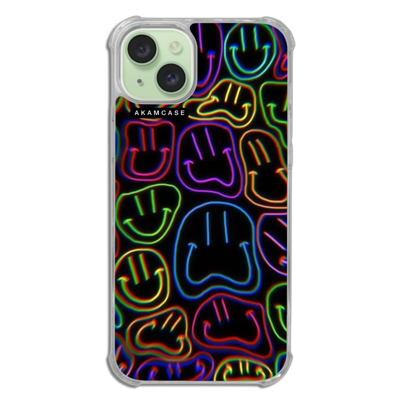 کاور آکام مدل AMCWTA15PLUS-HAPPY FACE7 مناسب برای گوشی موبایل اپل iPhone 15 Plus