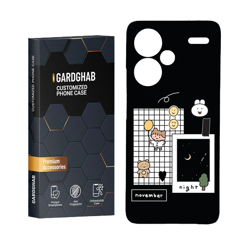 کاور گارد قاب مدل فانتزی مناسب برای گوشی موبایل شیائومی redmi note 13 pro plus 5g