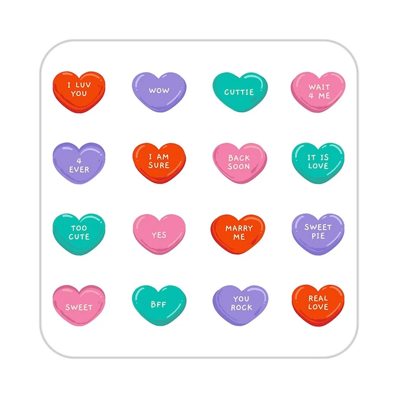 زیر لیوانی کاکتی طرح عاشقانه مدل mp37722