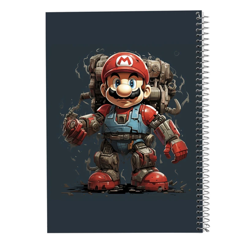 دفتر مشق 50 برگ مدوپد مدل سوپرماریو super mario کد DF2835