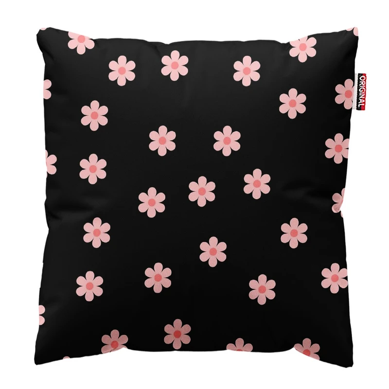 کوسن پاد آفرین طرح گل کد 1464 سایز 30*30 سانتی متر