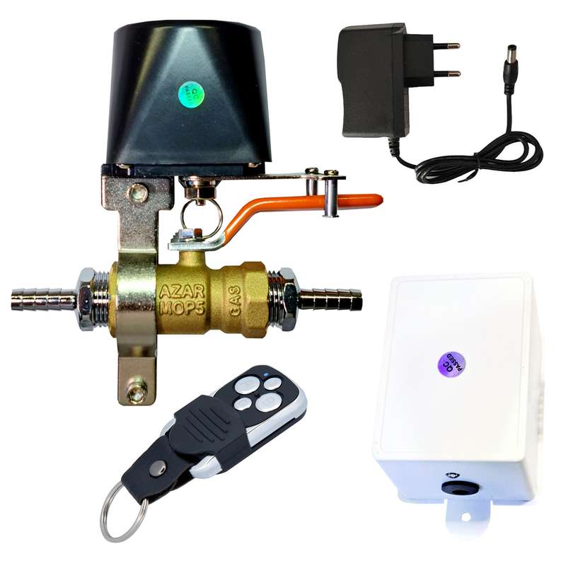 کیت شیر برقی ولومی آذر مدل ریموتی