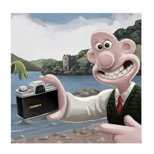  تابلو کودک و نوزاد طرح والاس و گرومیت کد wkt314