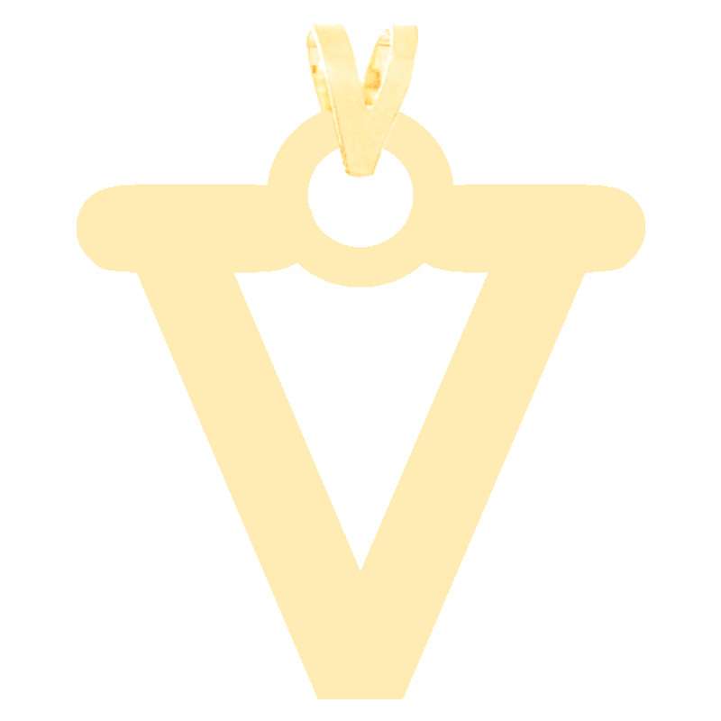 آویز گردنبند طلا 18 عیار زنانه الن نار مدل V N3629