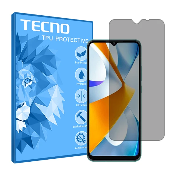 محافظ صفحه نمایش حریم شخصی تکنو مدل HyPRV مناسب برای گوشی موبایل شیائومی Poco C40