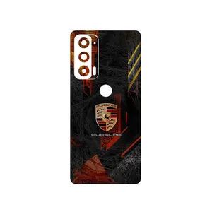 MAHOOT Porsche_Logo Cover Sticker for Motorola Edge 20
