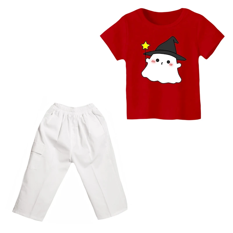 ست تی شرت و شلوارک پسرانه مدل روح