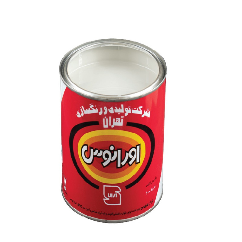  رنگ روغنی سفید براق اورانوس کد 100 حجم 1 لیتر