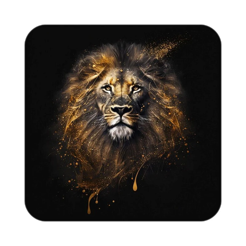 زیر لیوانی کاکتی طرح شیر مدل mp23945