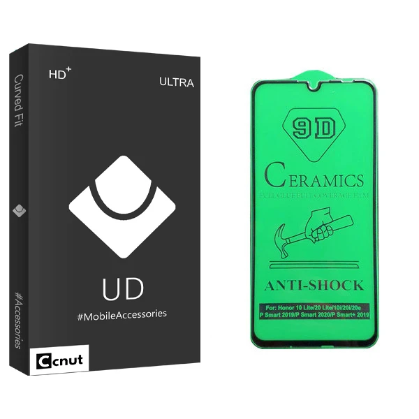 محافظ صفحه نمایش سرامیکی کوکونات مدل UD Black مناسب برای گوشی موبایل هوآوی P Smart 2019