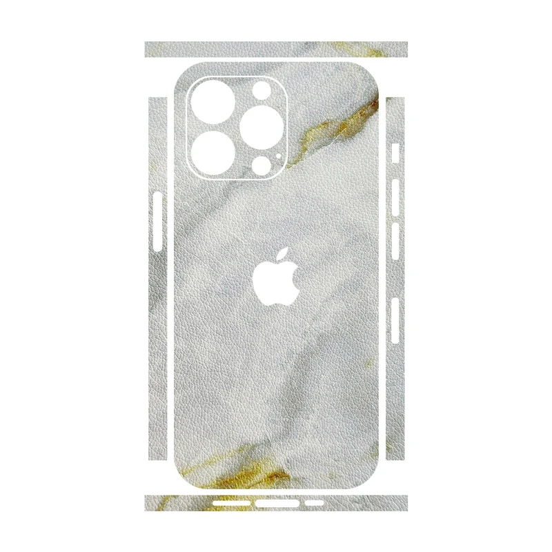 برچسب پوششی ریمکس مدل Leth طرح مرمر مناسب برای گوشی موبایل اپل iPhone 13 Pro