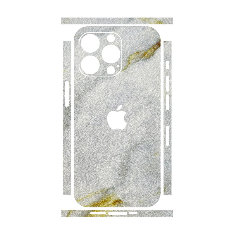 برچسب پوششی ریمکس مدل Leth طرح مرمر مناسب برای گوشی موبایل اپل iPhone 13 Pro