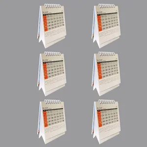 تقویم رومیزی سال 1402 طرح نقاشی کد G1 بسته 6 عددی