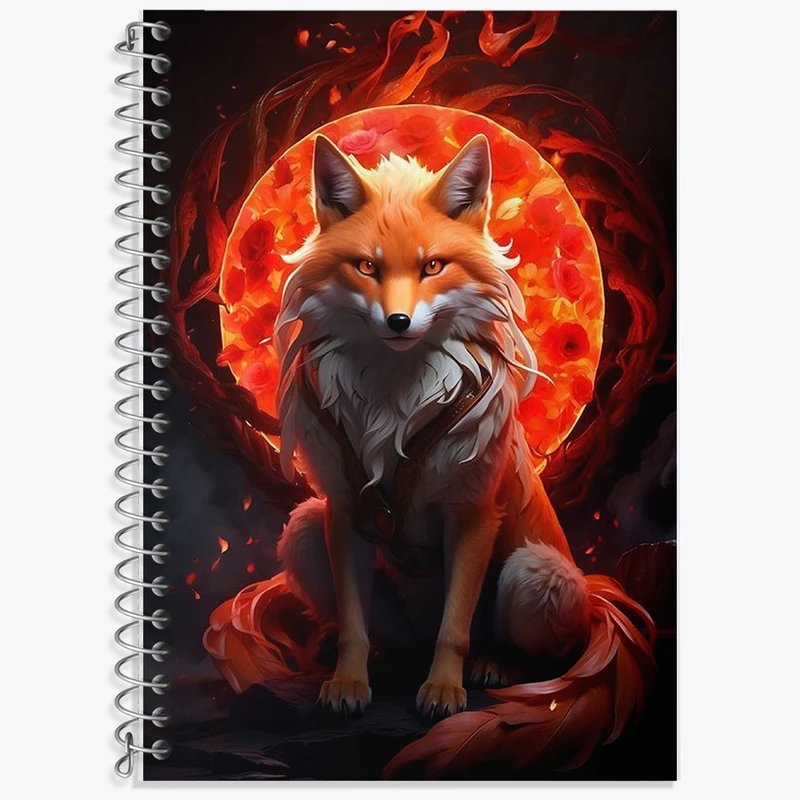 دفتر لغت 50 برگ خندالو طرح روباه کد F1226