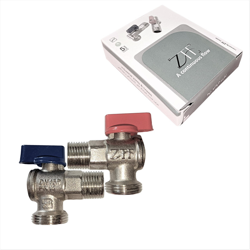 شیر ماشین لباسشویی زد تی اف مدل 1/2-3/4 بسته 2 عددی