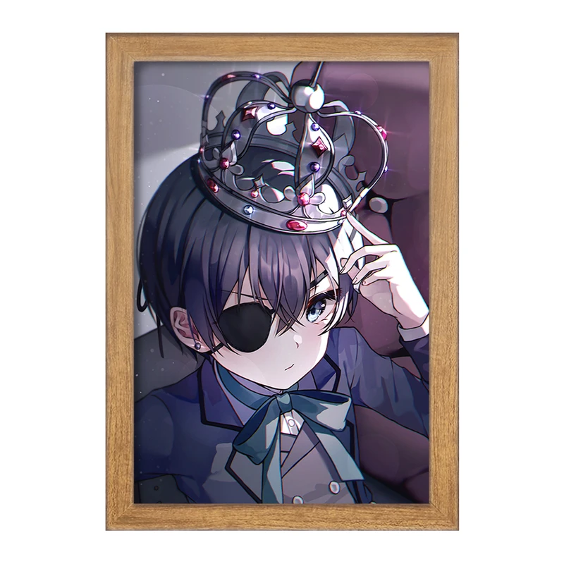 تابلو خندالو مدل شیل انیمه خادم سیاه Black Butler  کد 16342