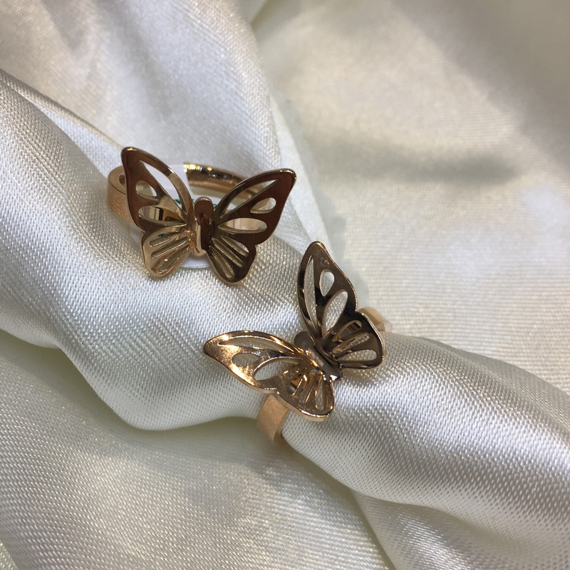 انگشتر دخترانه مدل پروانه 4