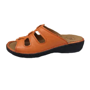 دمپایی زنانه ایران پا طب مدل کارا رنگ نارنجی