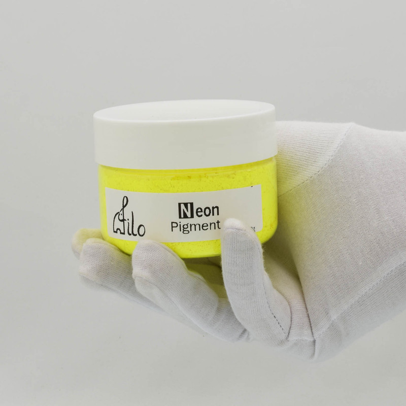 پودر رنگ رزین اپوکسی فیلو مدل Neon powder حجم 100 میلی‌لیتر بسته 7 عددی