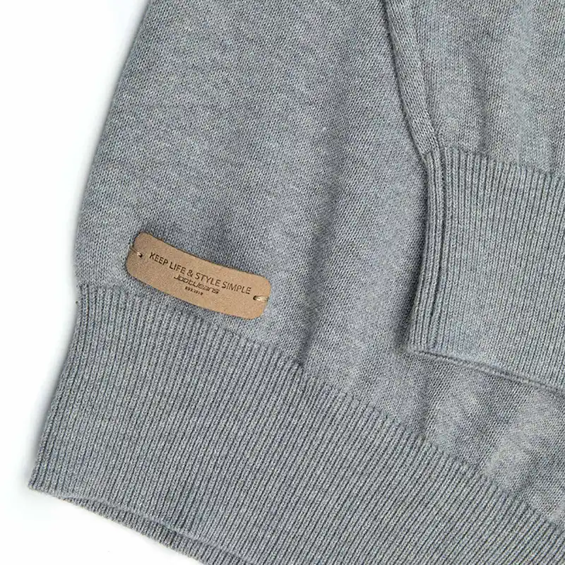 پلیور  یقه اسکی مردانه جوتی جینز مدل ساده کد 122139 رنگ طوسی