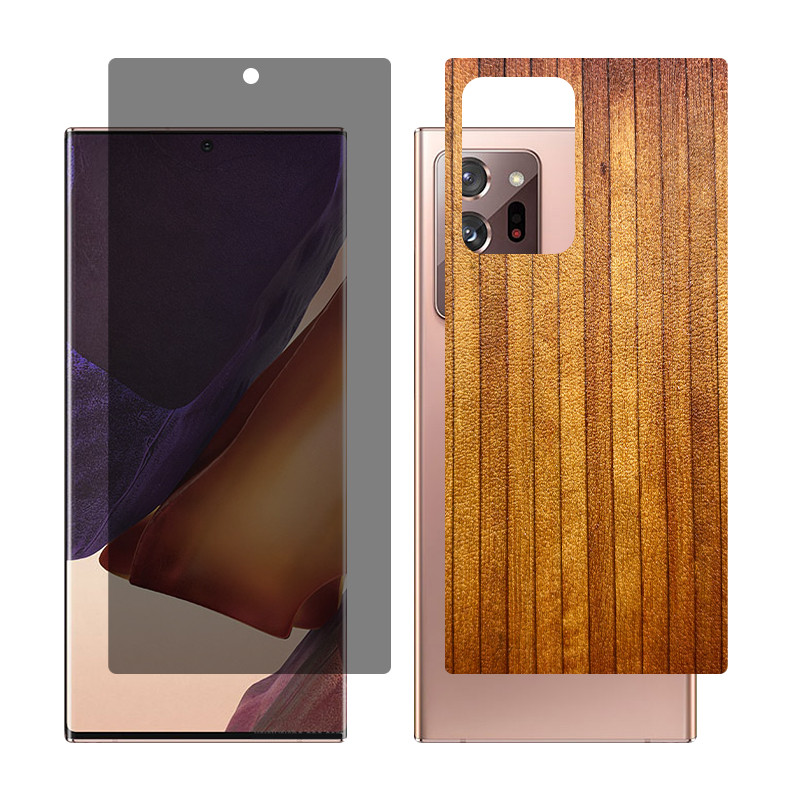 محافظ صفحه نمایش حریم شخصی گلس مدل Together مناسب برای گوشی موبایل سامسونگ Galaxy Note20 Ultra 5G به همراه برچسب پوششی