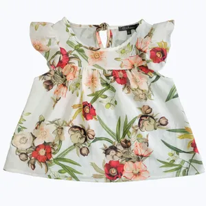 بلوز آستین کوتاه دخترانه مدل d-712