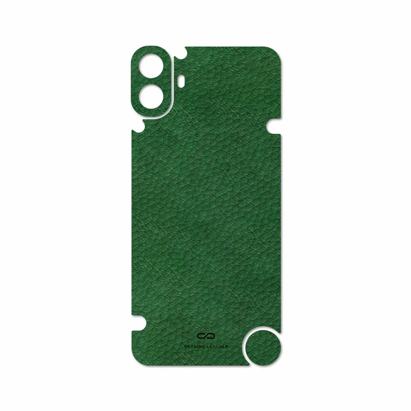 برچسب پوششی ماهوت مدل Green-Leather مناسب برای گوشی موبایل ناتینگ CMF Phone 1