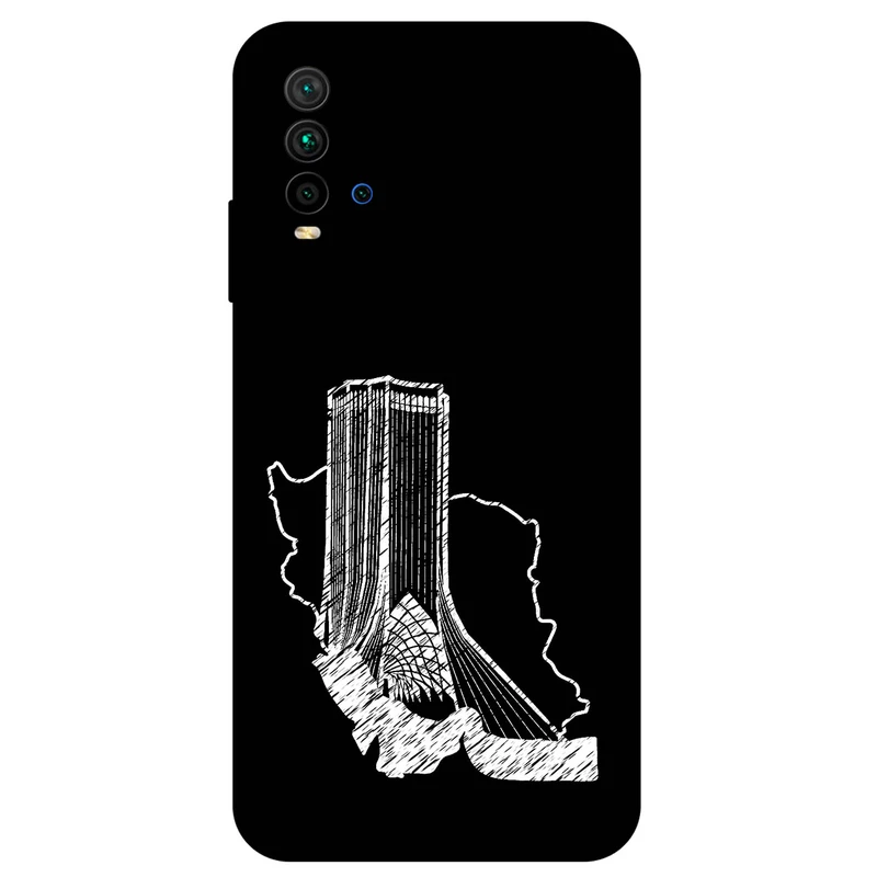 کاور مگافون طرح برج آزادی مدل 1628 مناسب برای گوشی موبایل شیائومی Redmi 9T / 9 Power