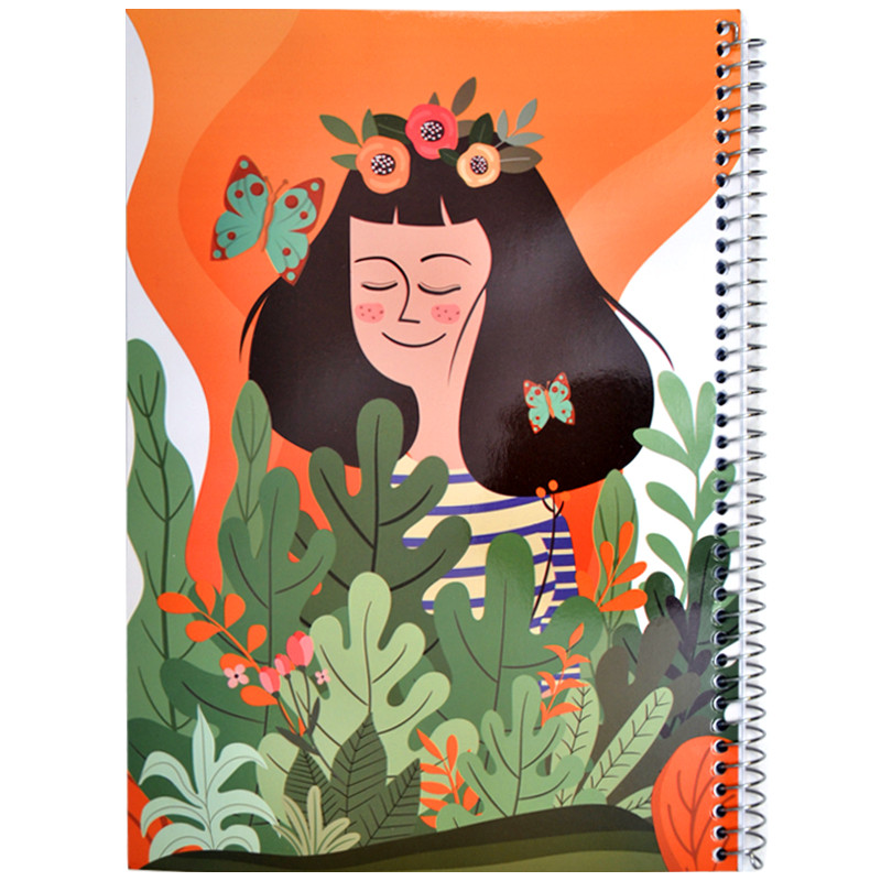 دفتر مشق طرح دخترفانتزی