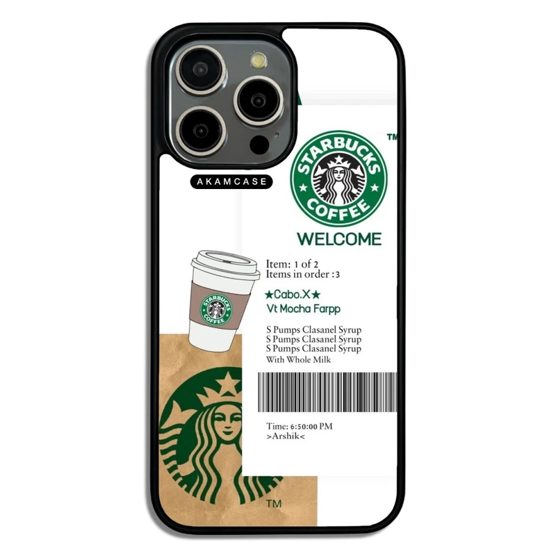 کاور آکام مدل AMCWA15PROMAX-STARBUCKS5 مناسب برای گوشی موبایل اپل iPhone 15 Pro Max