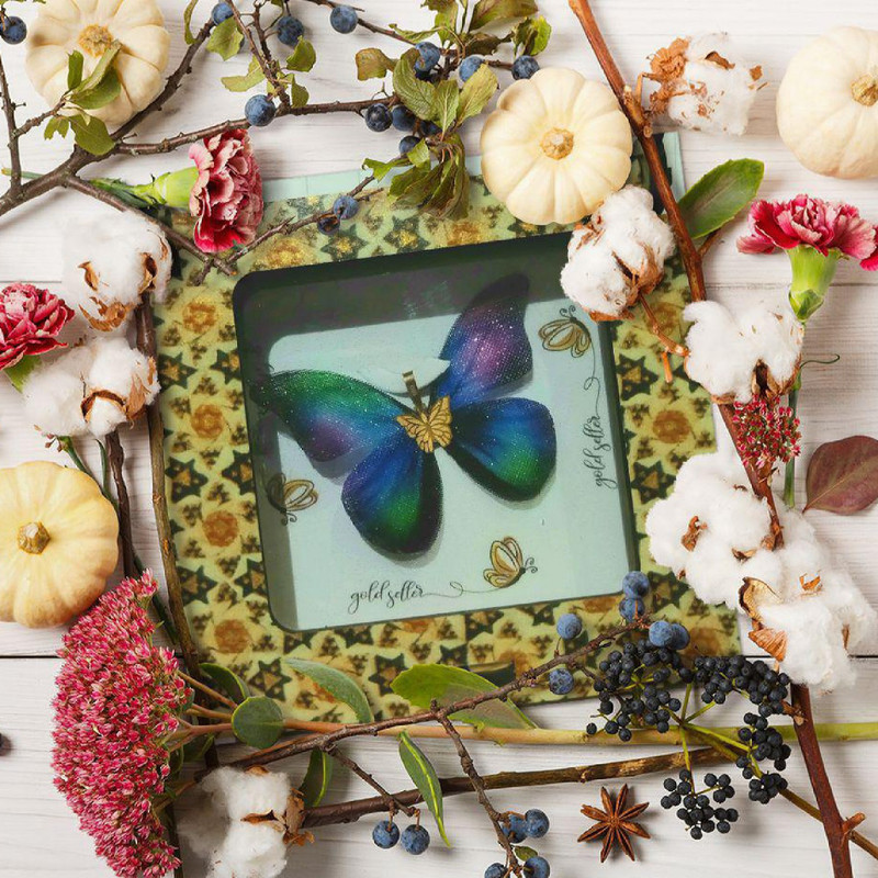 آویز گردنبند دخترانه مدل پروانه کد K70