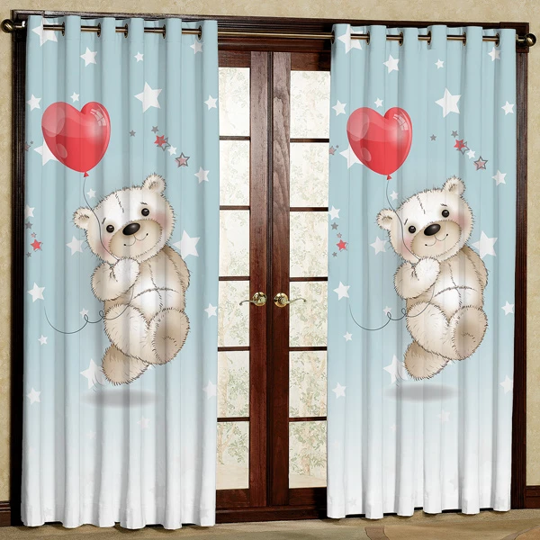 پرده مدل مخمل پانچی کد 6591 سایز 280x140 سانتی متر