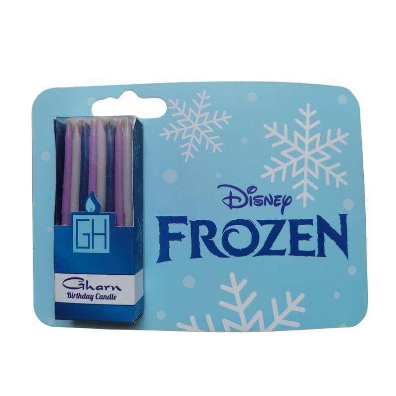 شمع تولد طرح کبریتی مدل فروزن بسته 16 عددی