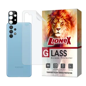 Lionex MTBFULL Nano Back Protector For Samsung Galaxy A32 4G With Camera Lens Protector
