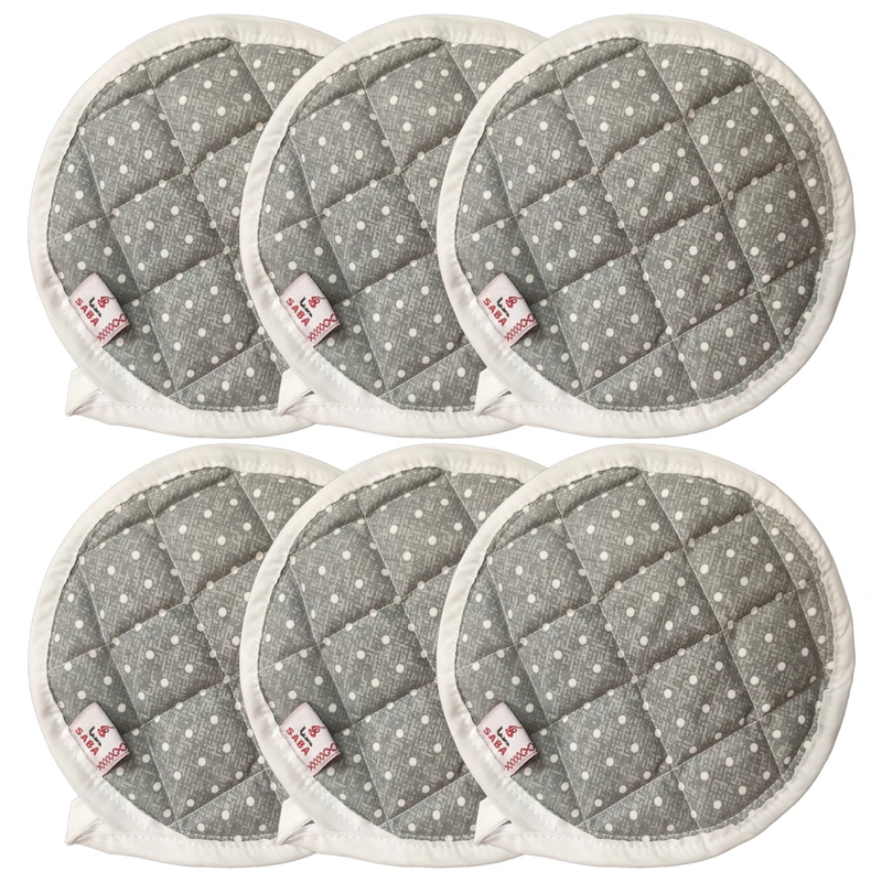 دستگیره صبا طرح خالدار کد 207 بسته 6 عددی