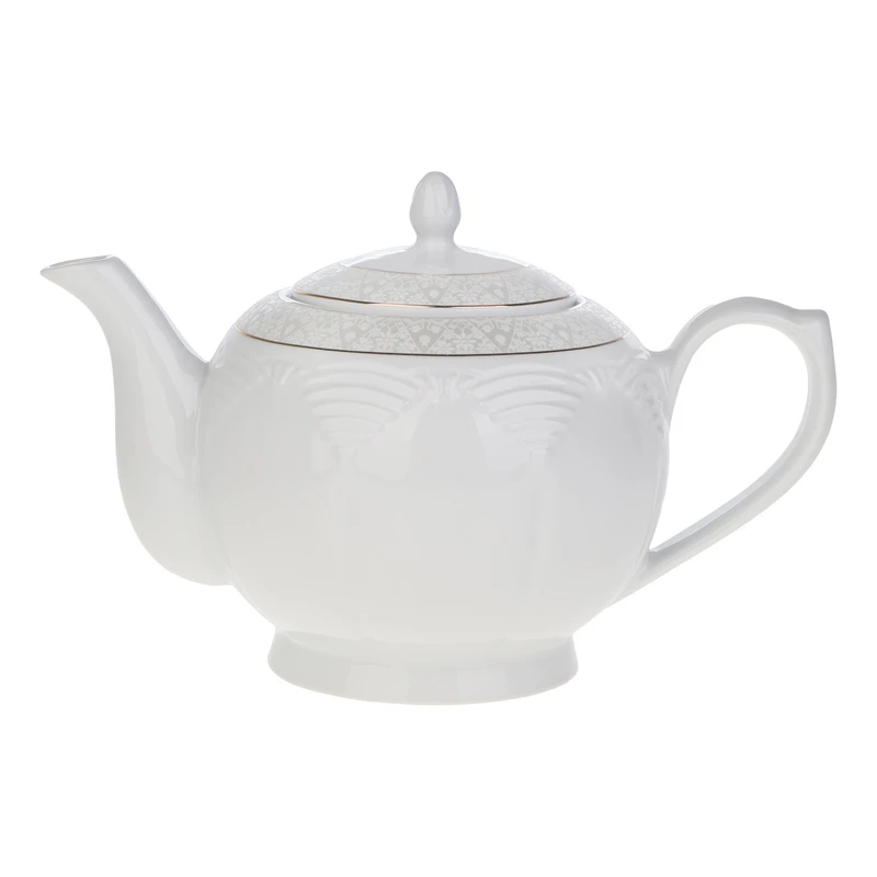 قوری چینی بزرگ مقصود طرح خورشیدی مدل میرای