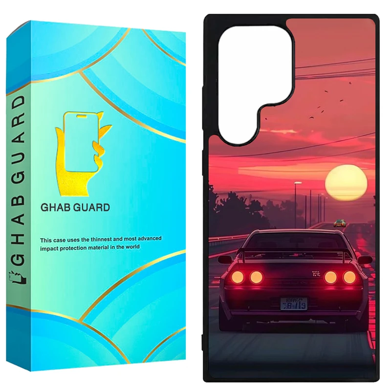 کاور قاب گارد طرح ماشین مدل GCHPS22U مناسب برای گوشی موبایل سامسونگ Galaxy S22 Ultra 5G