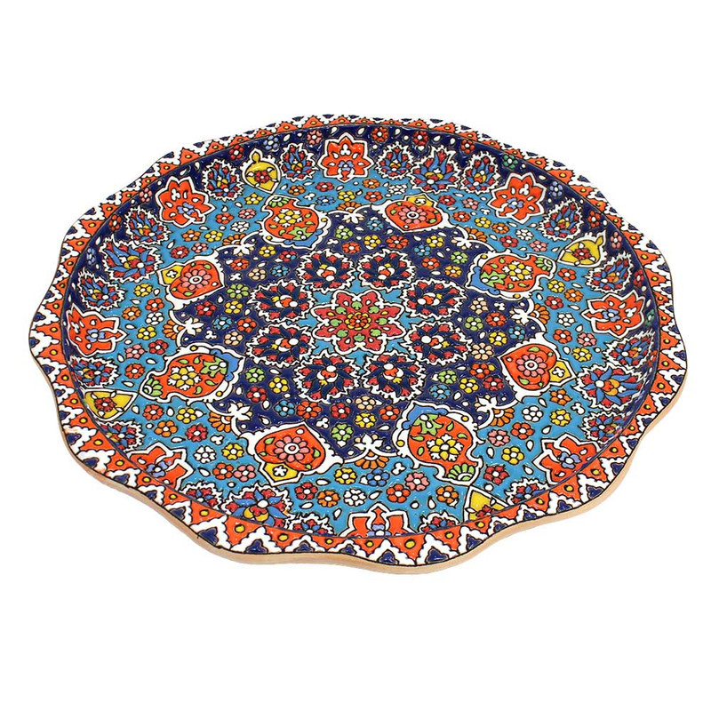 سینی میناکاری دست نگار کد are-02